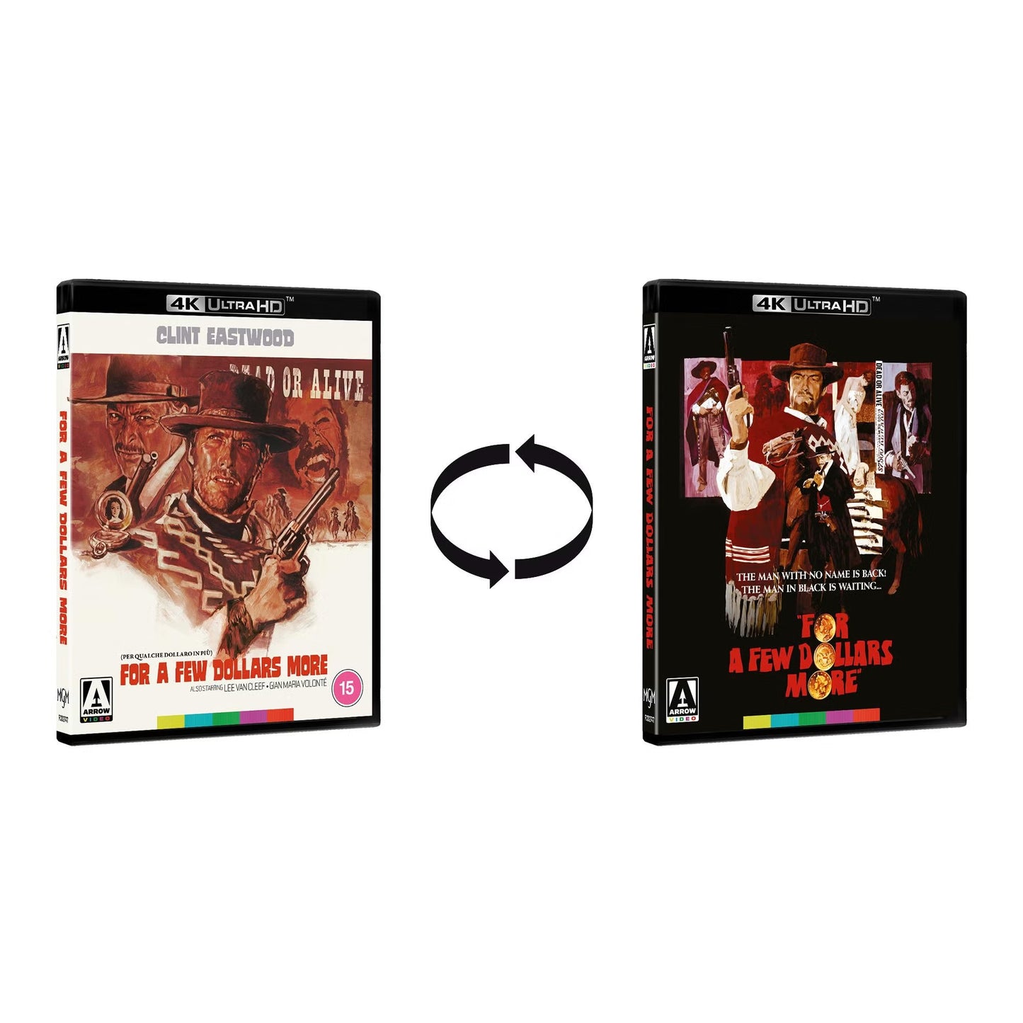 The Dollars Trilogy Limited Edition 4K UHD (Region Free/Region B) - A Fistful Of Dollars / For A Few Dollars More / The Good The Bad And The Ugly