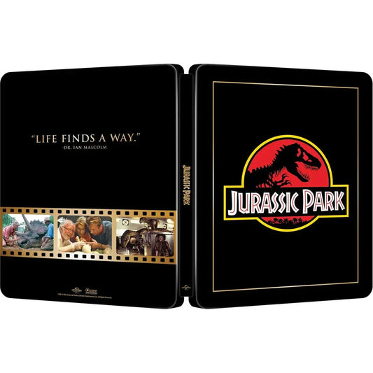 Jurassic Park Theatrical Poster Limited Edition Steelbook (UK) 4K Ultra HD + Blu-Ray (Region Free)