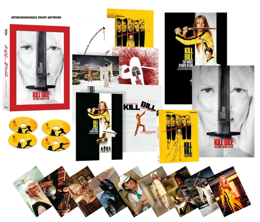 PRE-ORDER: Kill Bill: The Whole Bloody Affair (2004) - 4K UHD + Blu-ray (Region Free) Limited Edition Large Hardbox with Interchangeable Artwork (Imprint)