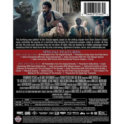 The Last Voyage of the Demeter Limited Edition Steelbook 4K UHD + Blu-Ray
