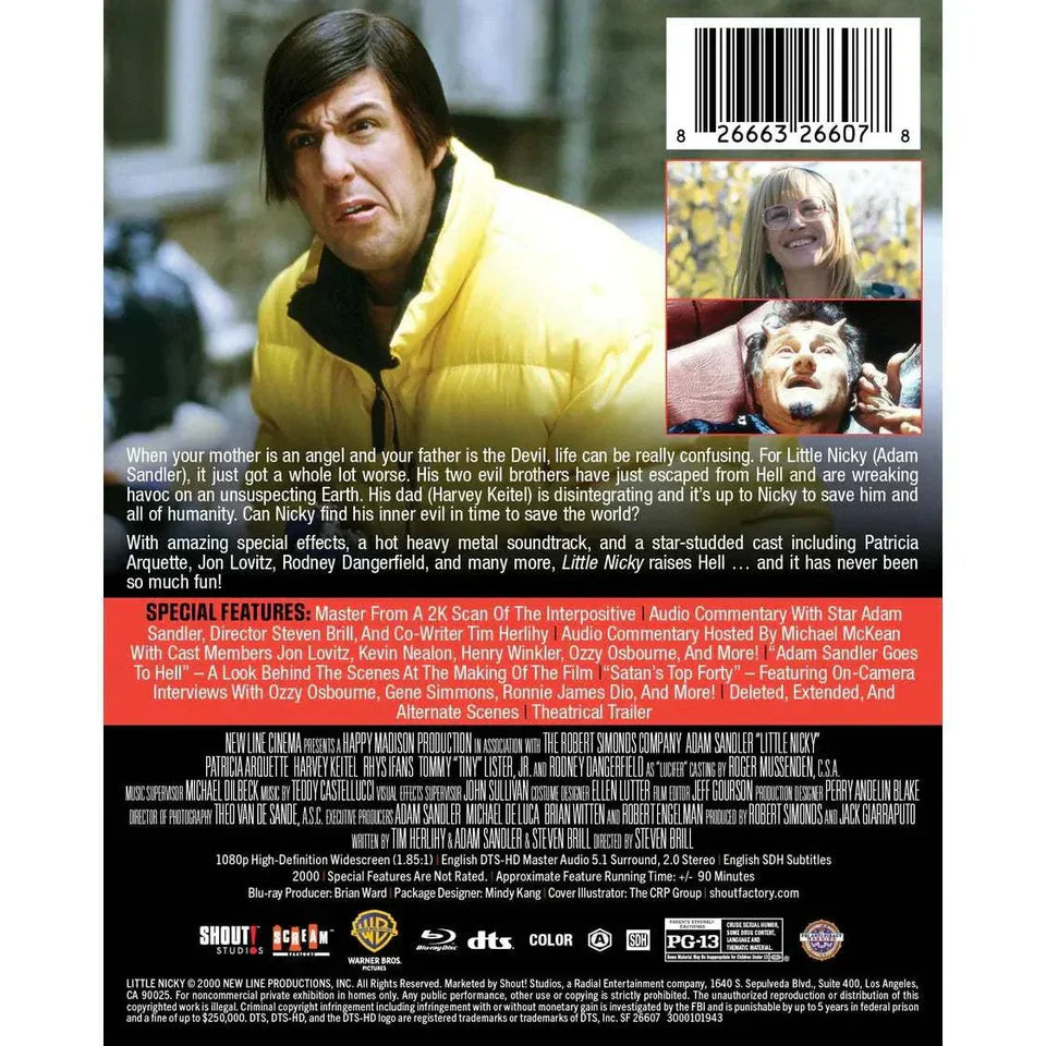 PRE-ORDER: Little Nicky Limited Edition Steelbook Blu-Ray