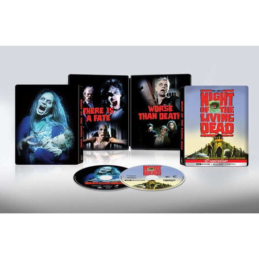 Night of the Living Dead (1990) 35th Anniversary Limited Edition Steelbook 4K UHD + Blu-Ray + Digital