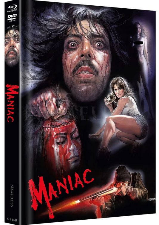 Maniac Limited Edition Mediabook Cover C (4K UHD + Blu-ray/Region B + DVD + Soundtrack CD) (Import/Nameless Media)