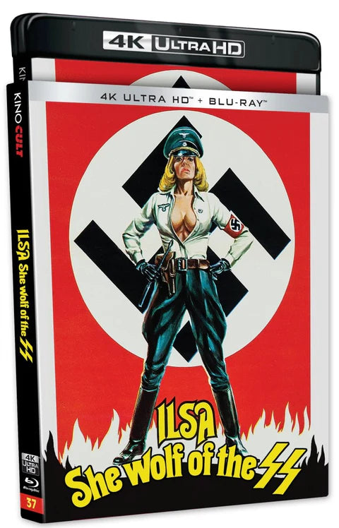 Ilsa, She Wolf of the SS 4K UHD + Blu-Ray with Slipcover