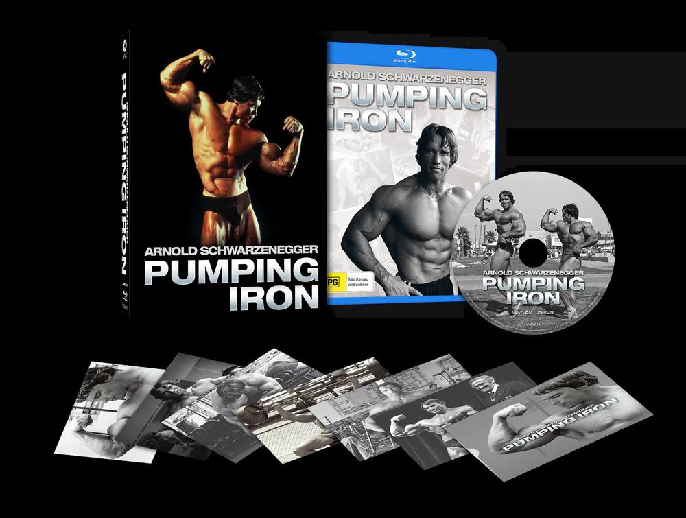 PRE-ORDER: PUMPING IRON (1977) - BLU-RAY LIMITED EDITION 3D LENTICULAR HARDCASE + ART CARDS