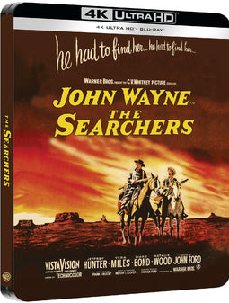 PRE-ORDER: The Searchers Limited Edition Steelbook (UK) 4K Ultra HD + Blu-Ray (Region Free)