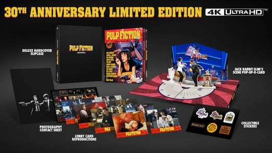 Pulp Fiction 30th Anniversary Collector's Edition 4K Ultra HD + Blu-Ray (Region B) (UK Import)