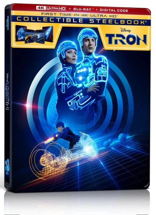 Tron Limited Edition Steelbook 4K UHD + Blu-Ray + Digital Code