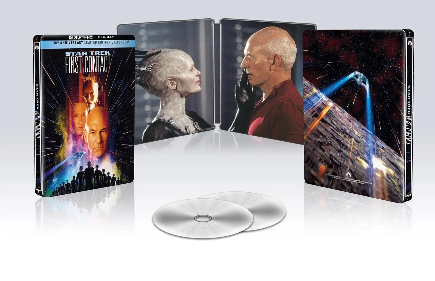 PRE-ORDER: Star Trek VIII - First Contact Limited Edition Steelbook 4K Ultra HD + Blu-Ray (Region Free)