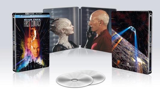 PRE-ORDER: Star Trek VIII - First Contact Limited Edition Steelbook 4K Ultra HD + Blu-Ray (Region Free)