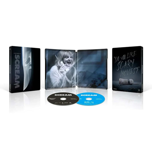 PRE-ORDER: Scream 1996 Limited Edition Steelbook 4K UHD + Blu-Ray + Digital