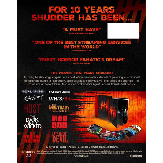 PRE-ORDER: Shudder 10th Anniversary Collector's Edition