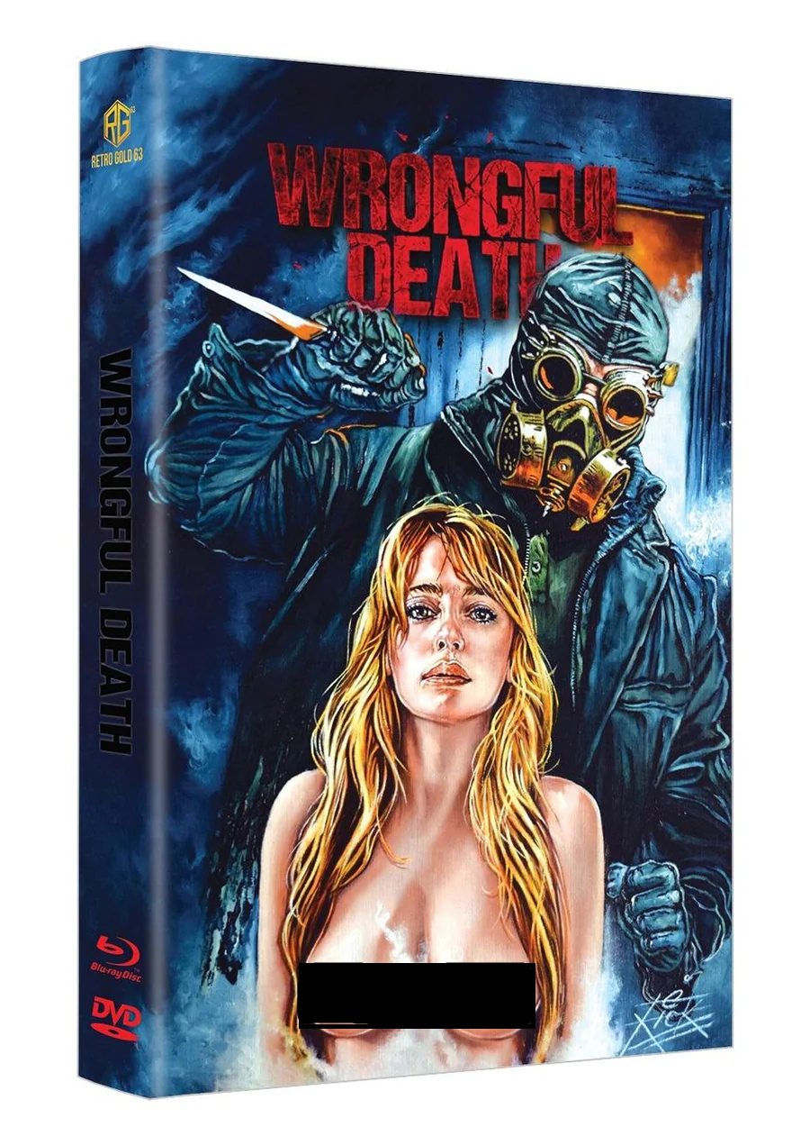Wrongful Death Hard Box Cover A Blu-Ray Region B (Import/Retro Gold 63)