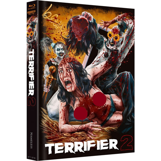Terrifier 2 (2022) Limited Edition Mediabook Cover G (LE 999) – 4K UHD + Blu-ray (Region B) (Nameless Media/Import)