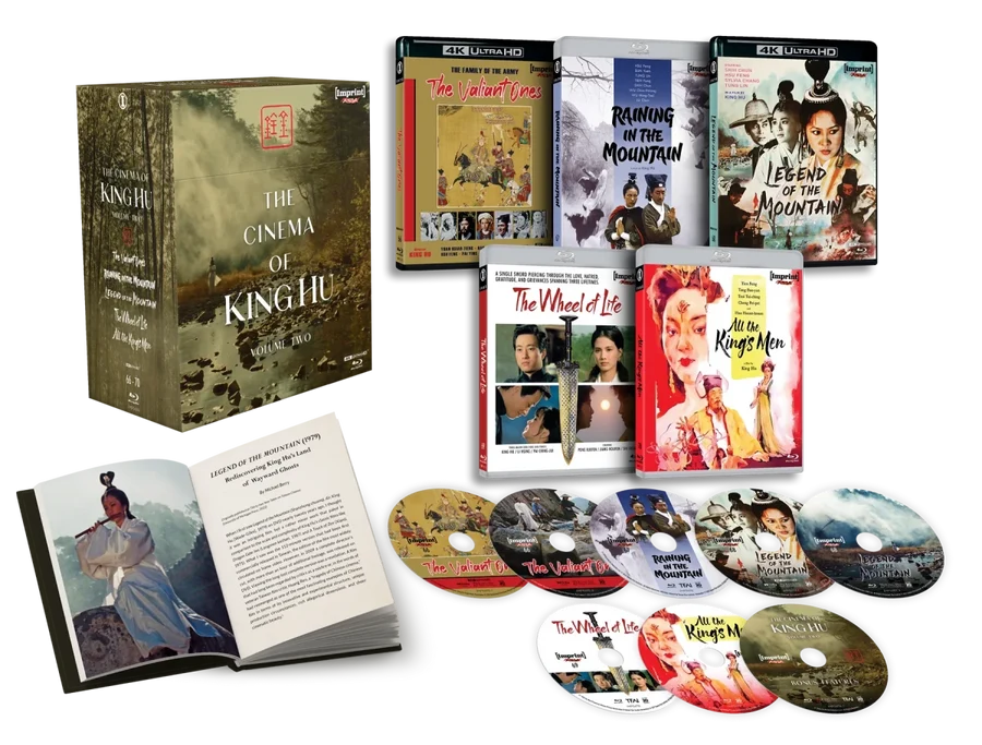 PRE-ORDER: The Cinema of King Hu: Volume Two (1975 - 1983) - 4K UHD + Blu-ray Limited Edition Hardbox + Hardcover Booklet