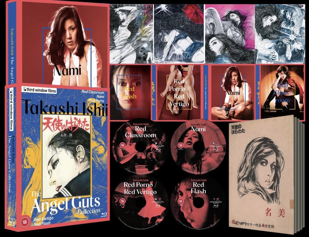 PRE-ORDER: Takashi Ishii - The Angel Guts Collection Limited Edition Blu-Ray (Region B)