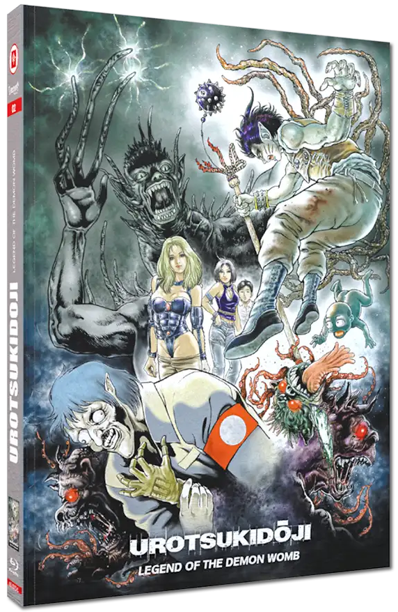 Urotsukidoji 2 – Legend of the Demon Womb – 2 Disc Limited Edition Mediabook C [Region B - Blu-ray + DVD] (Import/Cinestrange)