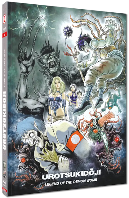 Urotsukidoji 2 – Legend of the Demon Womb – 2 Disc Limited Edition Mediabook C [Region B - Blu-ray + DVD] (Import/Cinestrange)