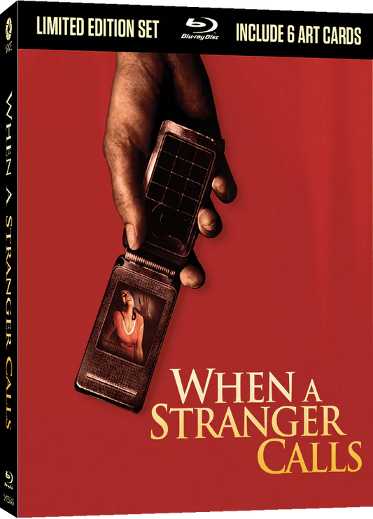 WHEN A STRANGER CALLS (2006) - BLU-RAY LIMITED EDITION LENTICULAR HARDCASE + ART CARDS