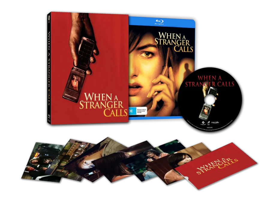 WHEN A STRANGER CALLS (2006) - BLU-RAY LIMITED EDITION LENTICULAR HARDCASE + ART CARDS