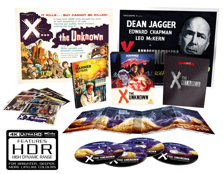 PRE-ORDER: X The Unknown Limited Collectors Edition 4K Ultra HD + Blu-Ray (Region Free)